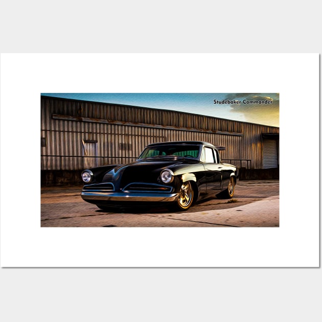 1953 Studebaker Commander Wall Art by Intrepid Customs